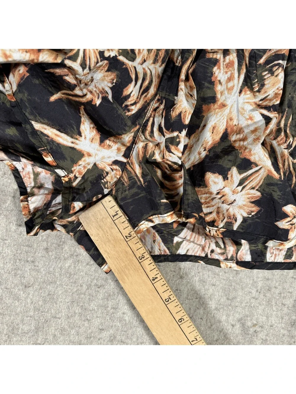 Free People Movement High Rise Shorts Medium The Way Home Black Floral